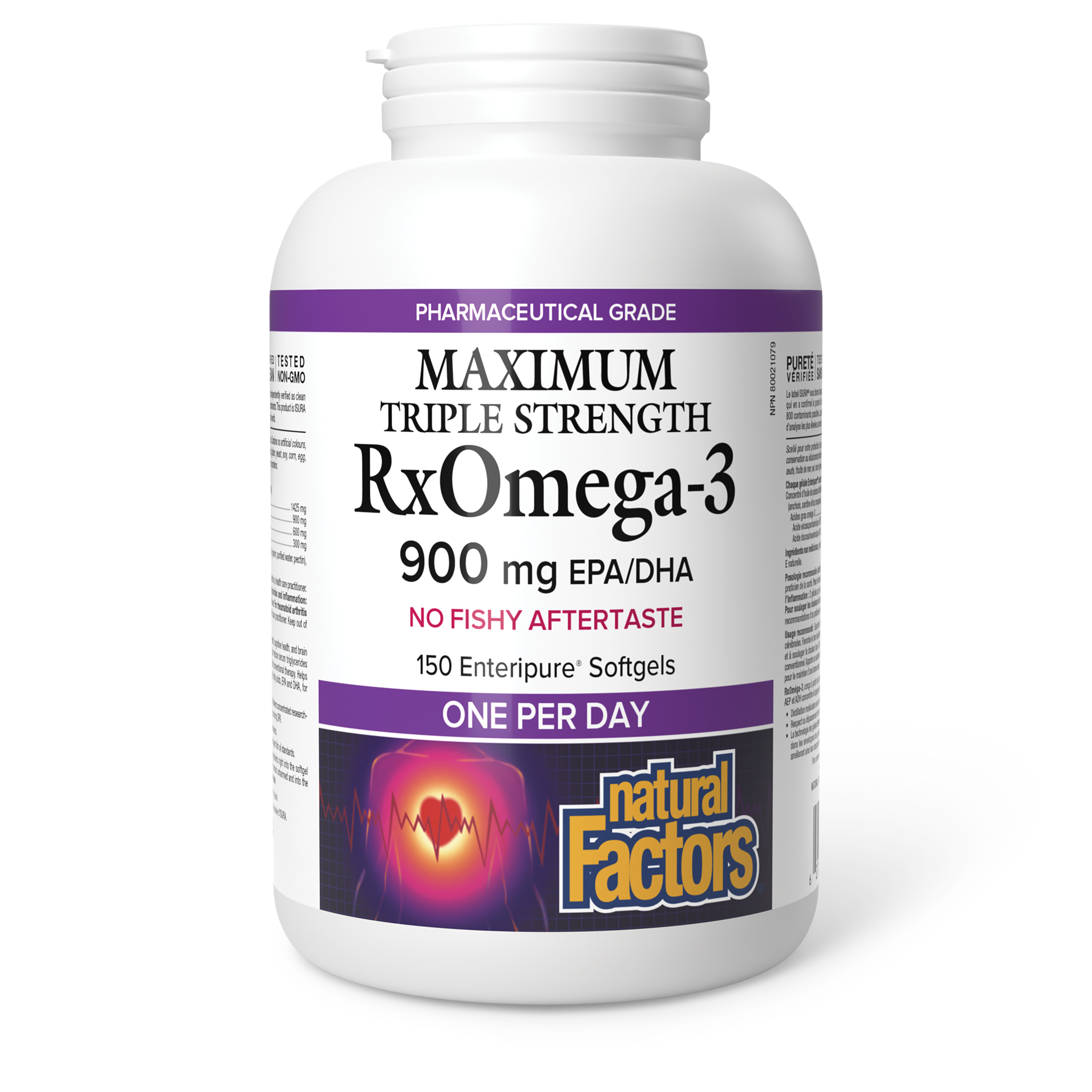 RxOmega3 Factors OneA Day 900mg SG 150