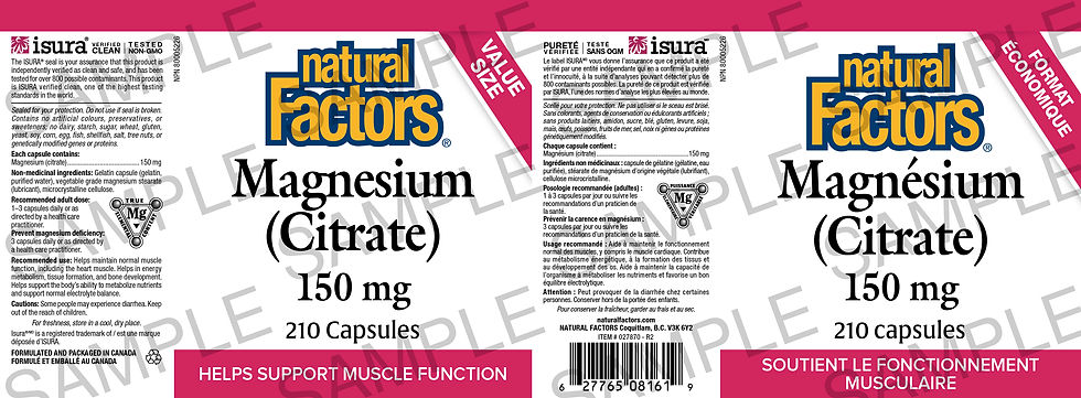 Thumbnail: BB Mag Citrate 150mg Cap 210