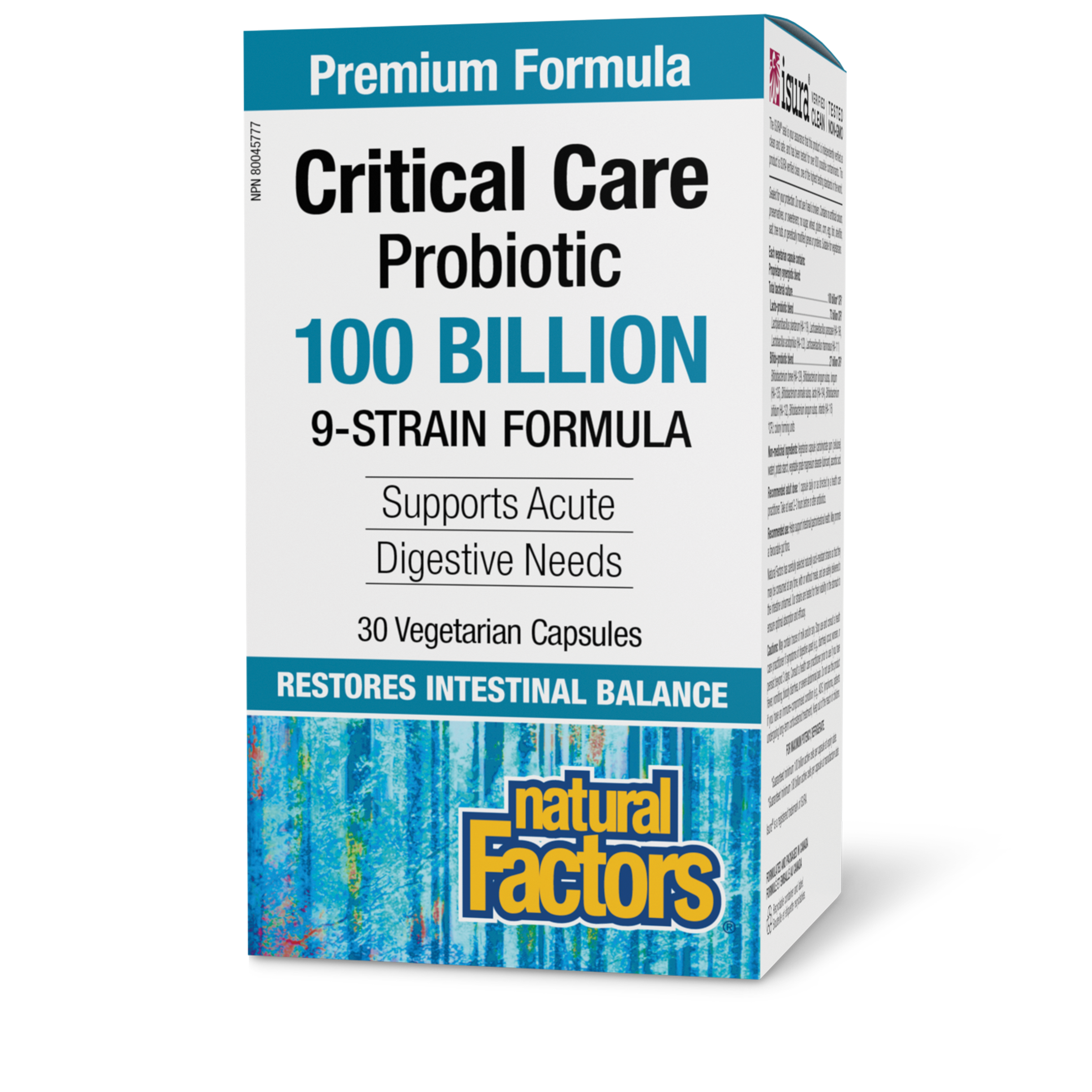Critical Probiotic 100 Billion VCap 30