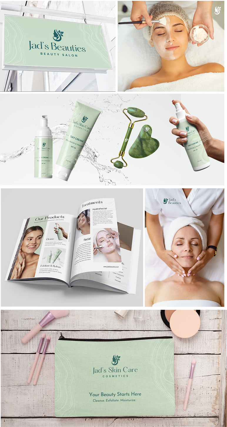 Beauty Cosmetics Mock-up Design Branding