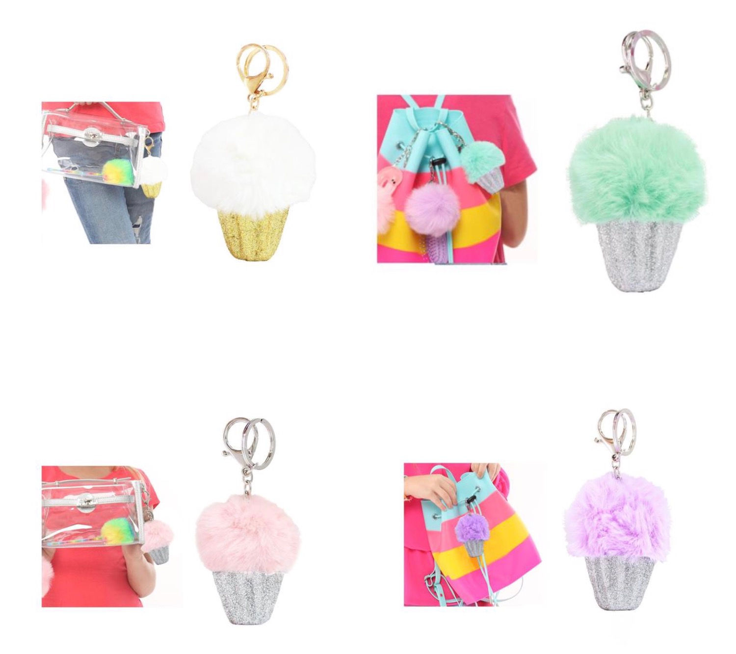 Cupcake Keychain 