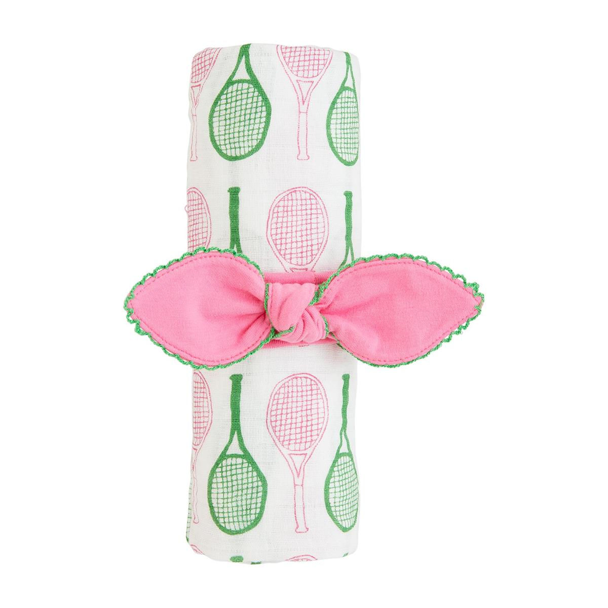Girl Tennis Swaddle & HB Set