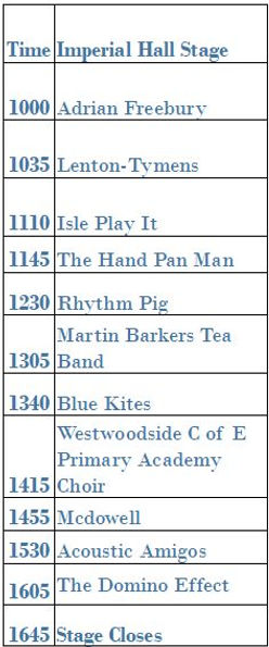 EMD 2026 - Imperial Hall Daytime Programme