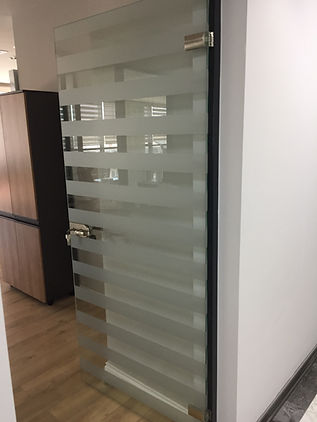office glass door