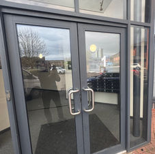 Commercial Aluminium door repair