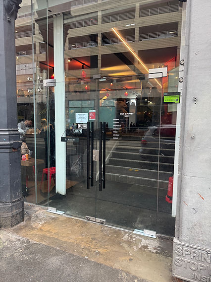Shopfront Glass Door