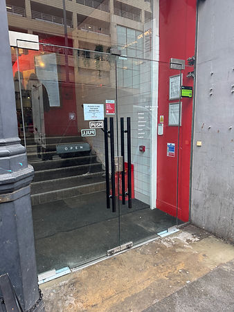 commercial glass door
