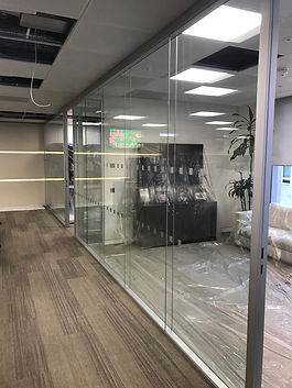 glass office partition
