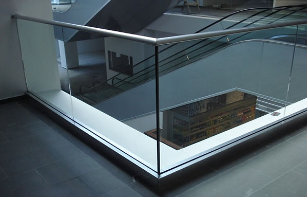 stainless glass balustrade