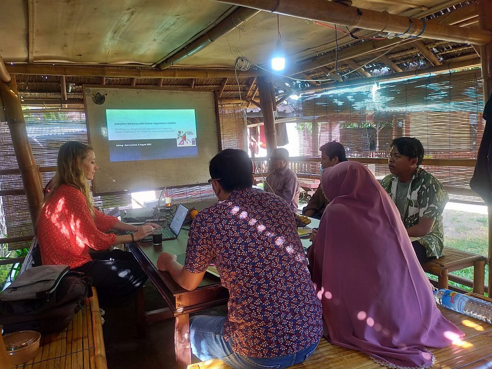 Tim Evaluator AWO Internasional Penasaran Dengan Perkembangan Program Pelindung Pekerja Migran Di Lombok