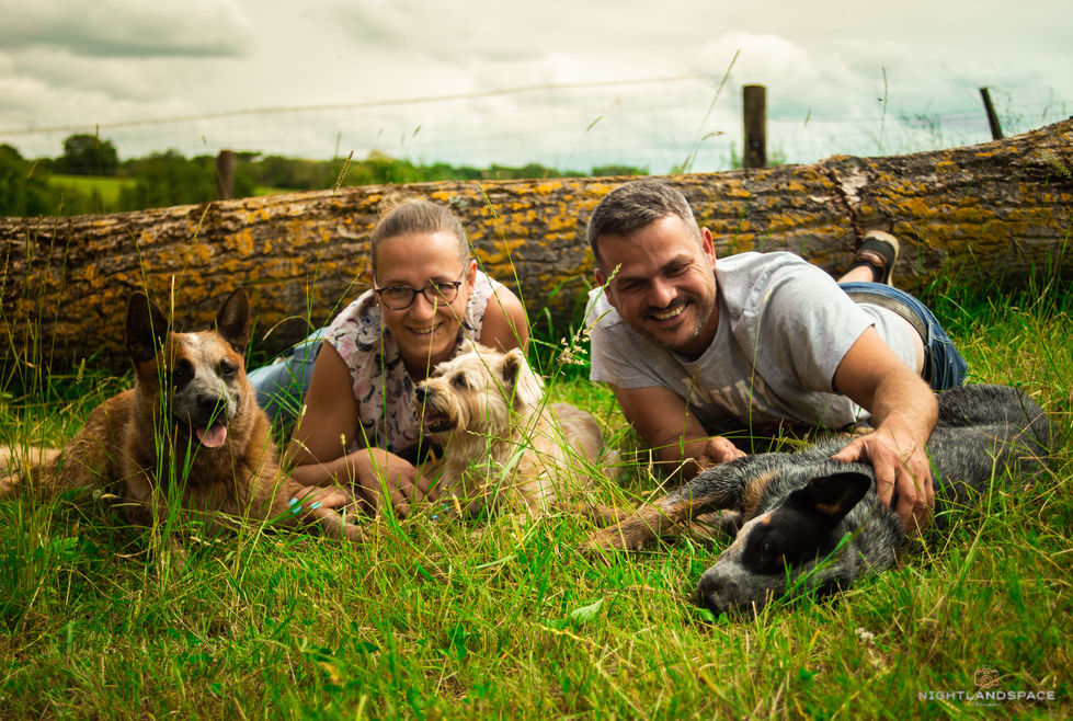 Rachel, Frederic et leurs 3 loulous
