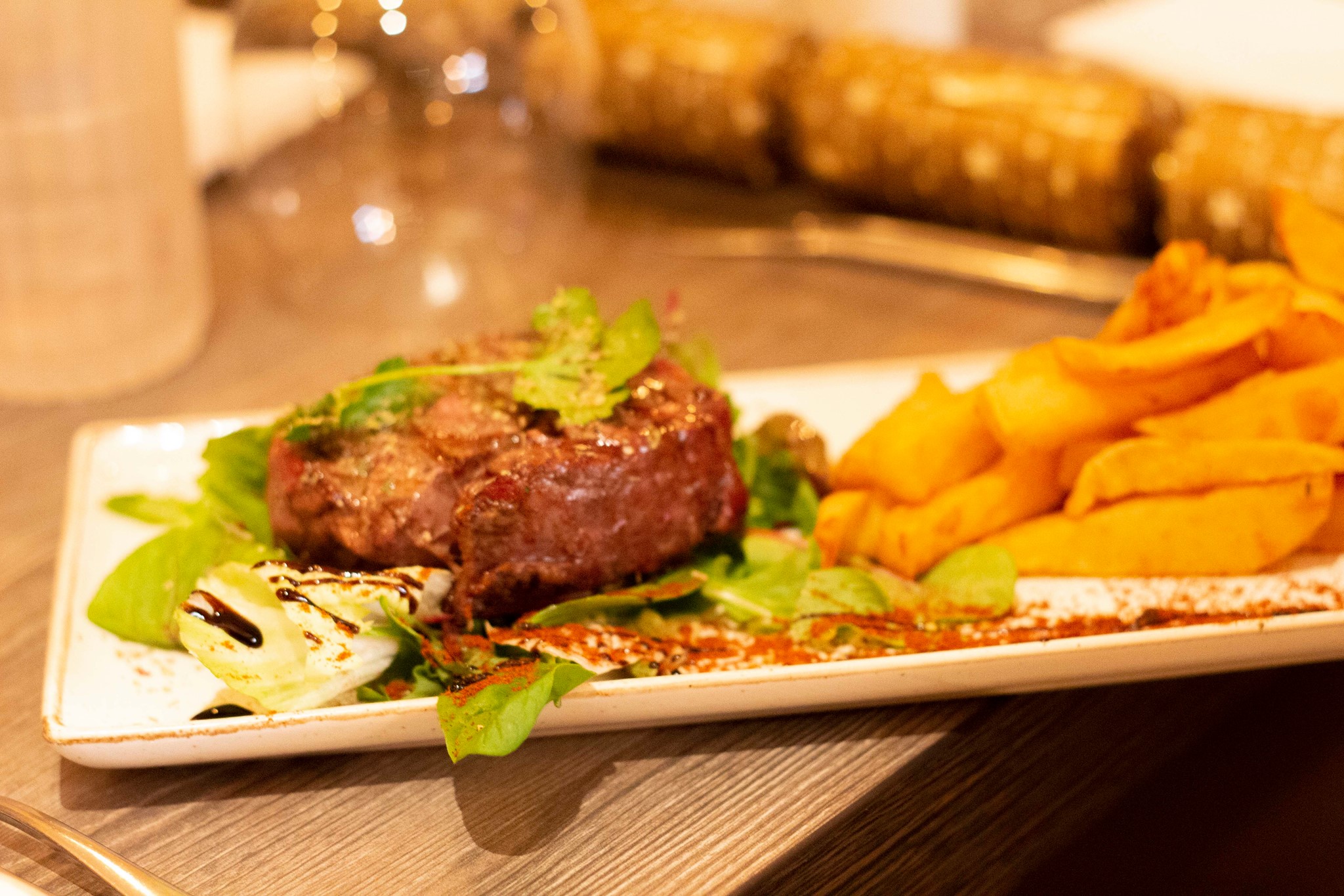 Arranged Food and Objects