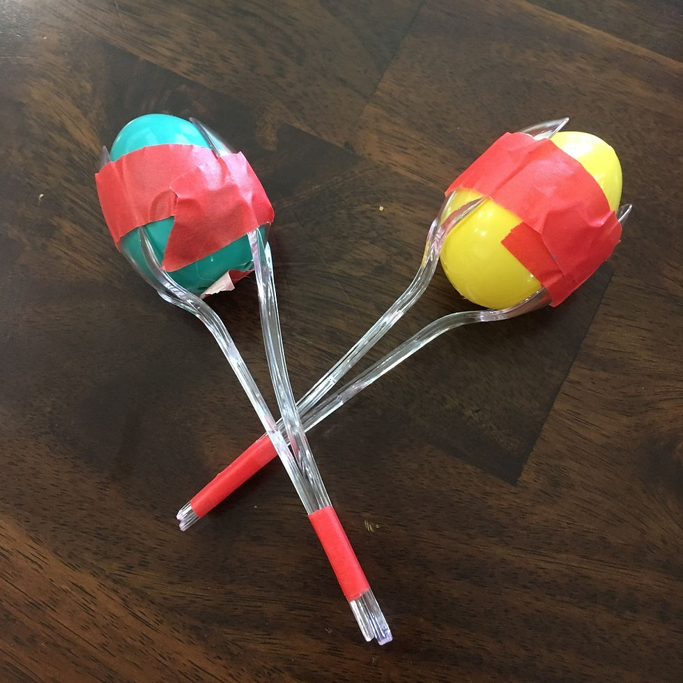 Spoon and Egg Maracas
