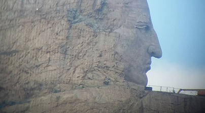 Crazy Horse Memorial, close up