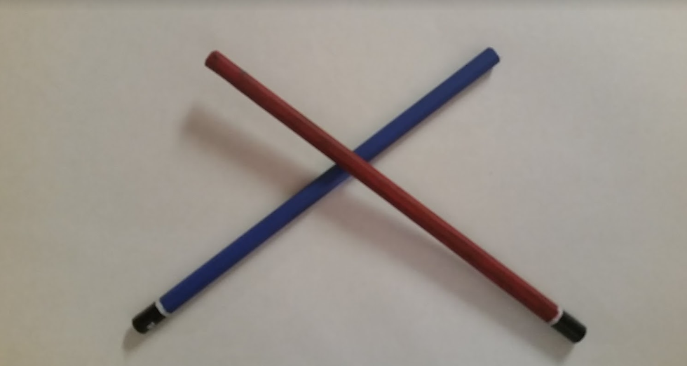 Lightsaber Craft made from pencils