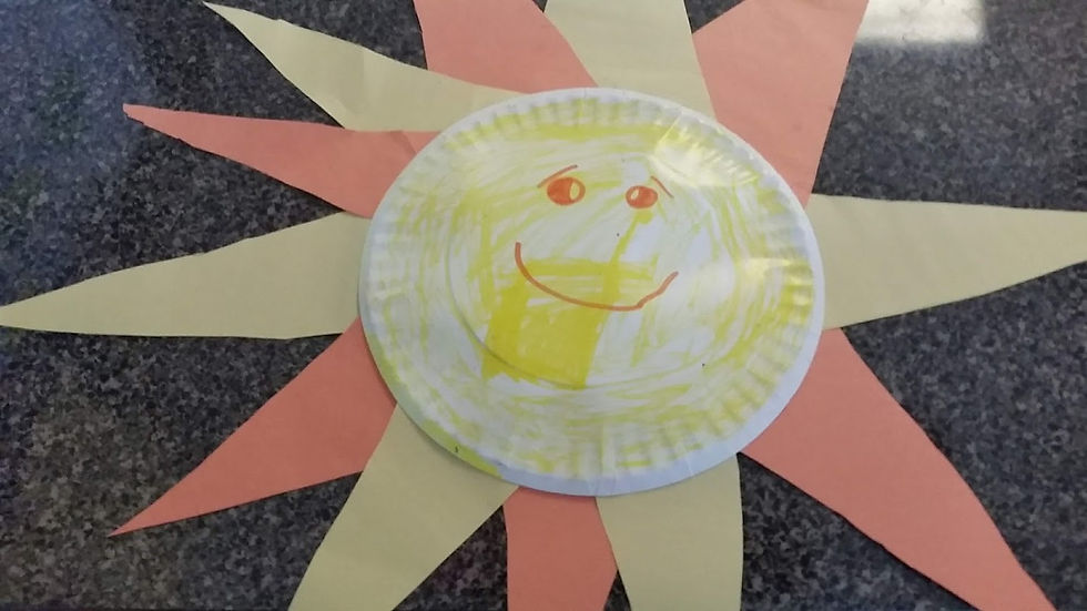 Paper Plate Sun