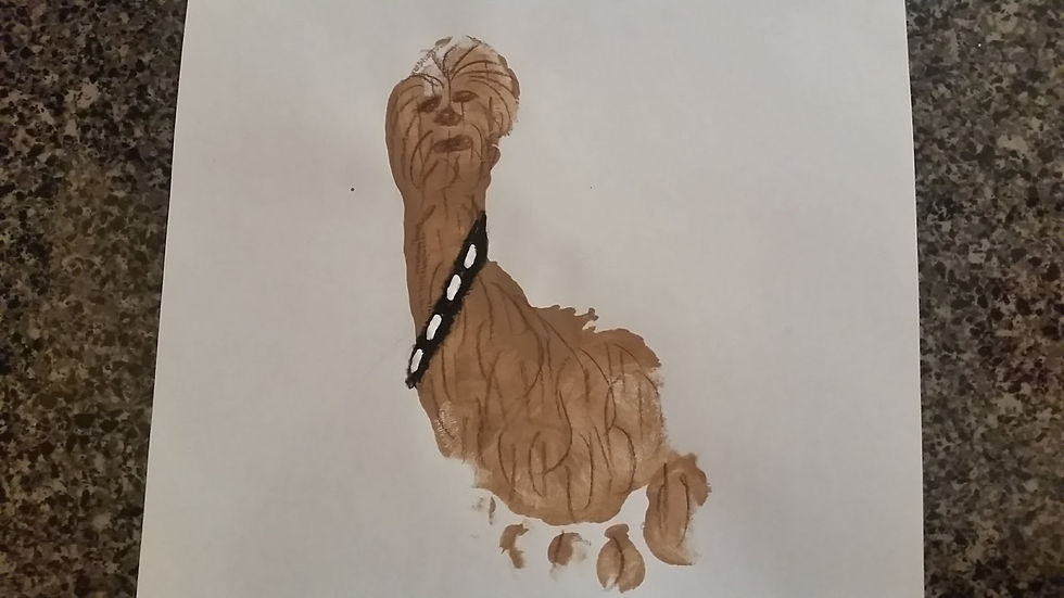 Foot Print Chewie Craft