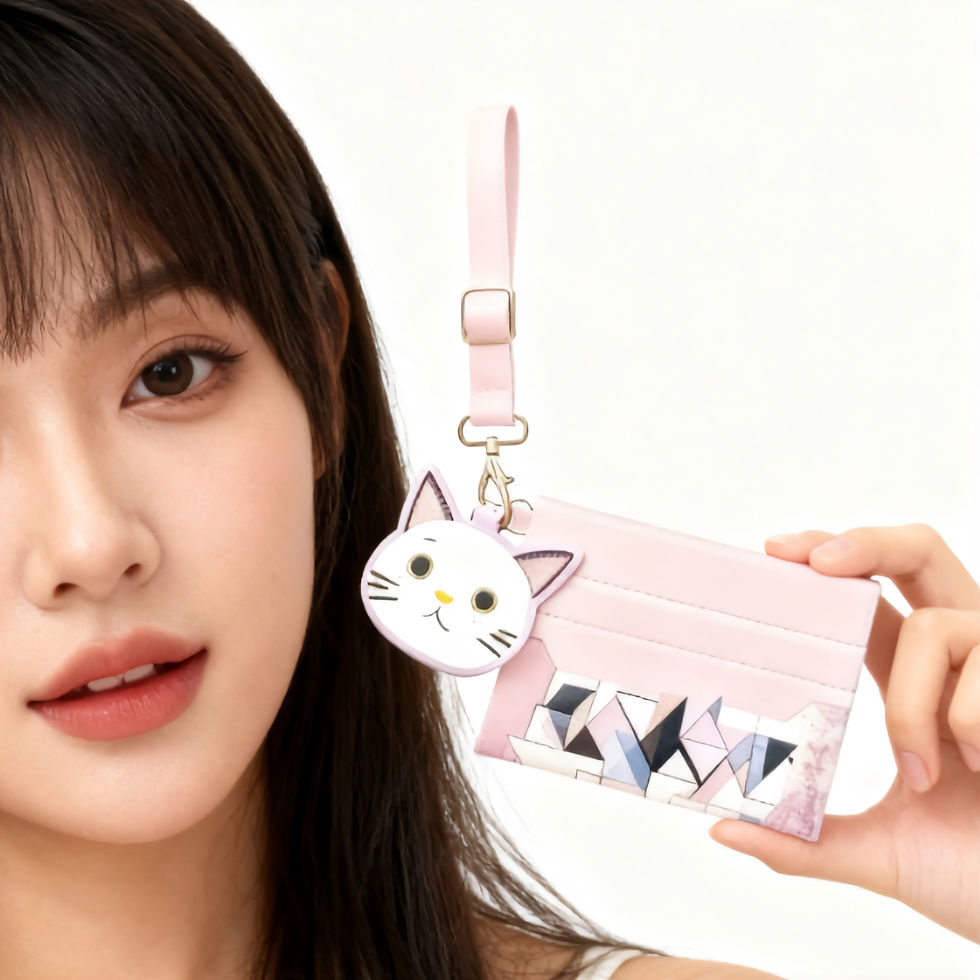 ภาพขนาดย่อ: Luggage tag and card holder set