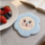 섬네일: Towel embroidery coaster