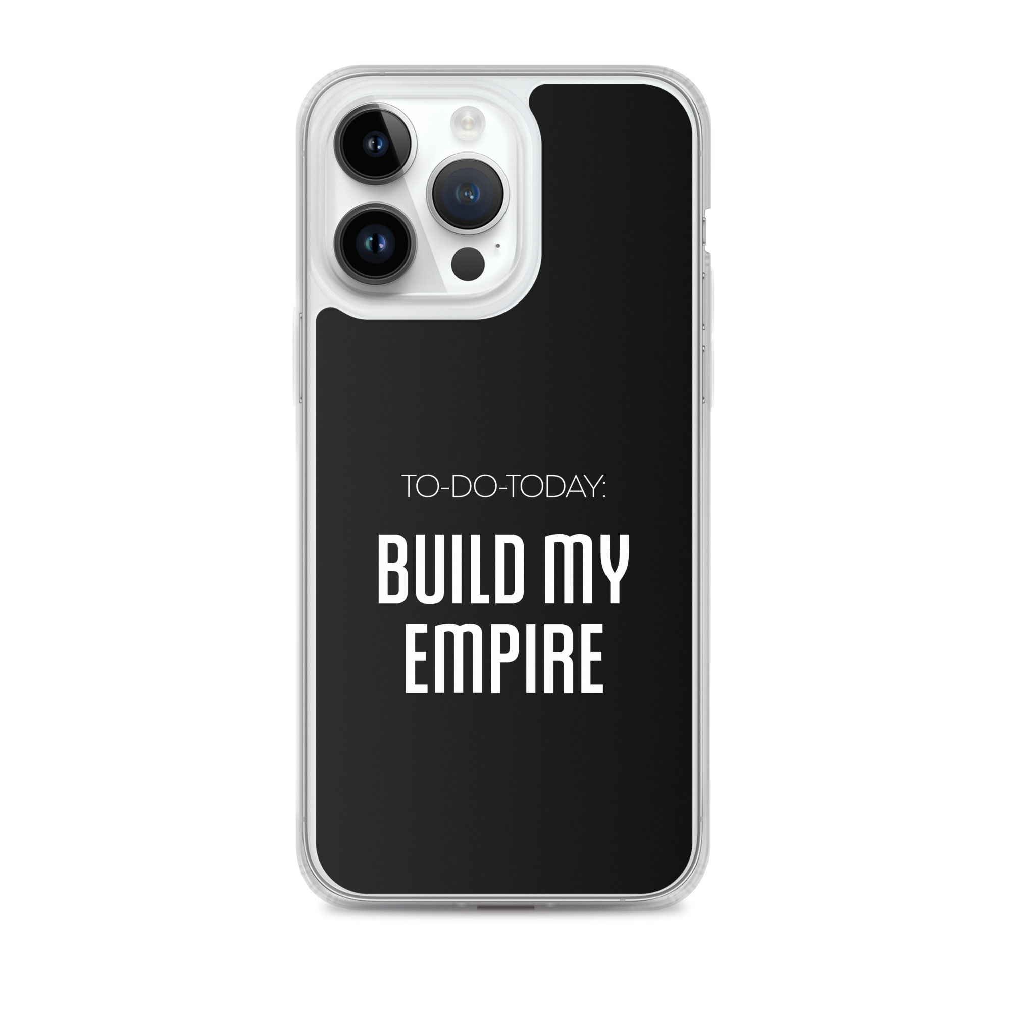 iPhone Case - Build my empire / black