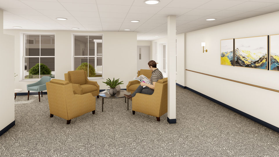Vergennes Grand Senior Living Lobby Area