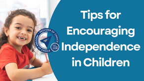 Tips for Encouraging Independence in Children