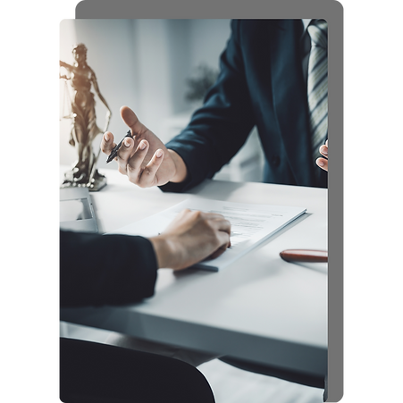 attorney talking
