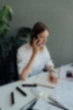 woman on phone