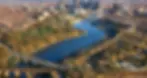 View of river leading through Upper Darby, Pennsylvania