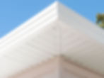 White gutters & soffit