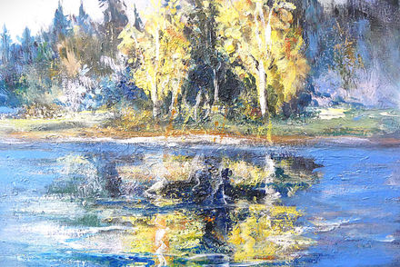 Parc automne huile