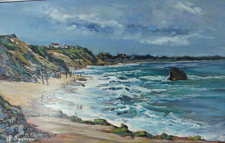 Plage de Vendee huile