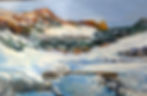 Fonte des neiges les Fiz huile.JPG