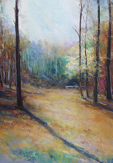 Foret de Beaulieu pastel
