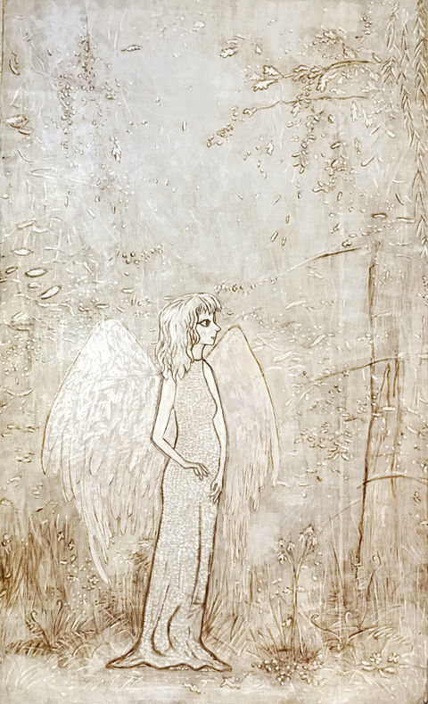 art contemporain peinture peintre contemporain artiste contemporain nature naturel Fresque art mural décor mural peinture murale peintre en décor mural art contemporain Yveline 78 Région Parisienne Paris Ile de FranceNormandie Terre d'accord Maison Rouge La Chapelle sur Dun art acrylique peinture mica doré dorure or bois Wood chêne oak golden gold plante nature citronniers fleur d'oranger mythologie déesse cypris Aphrodite cheveux art contemporain Yveline 78 Région Parisienne Paris Ile de France Normandie Terre d'accord Maison Rouge La Chapelle sur Dun art contemporain peinture peintre contemporain artiste contemporain nature naturel paysage arbres forêt sauvage spirit spirituel sacré Cerf et Biche Apparition Ange en Contemplation Adoration Fra Angelico