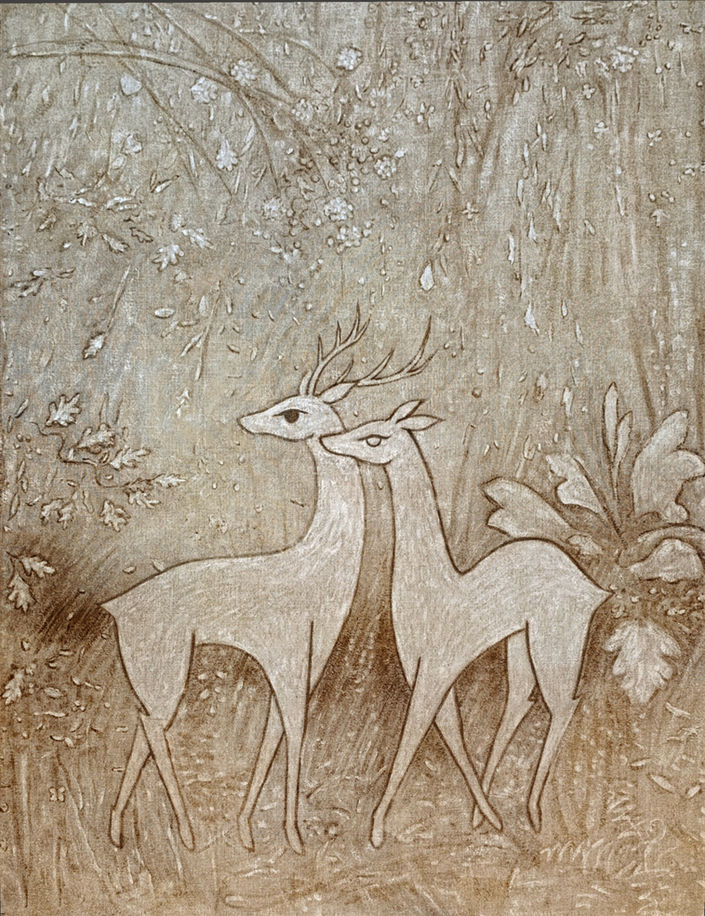 art contemporain peinture peintre contemporain artiste contemporain nature naturel Fresque art mural décor mural peinture murale peintre en décor mural art contemporain Yveline 78 Région Parisienne Paris Ile de FranceNormandie Terre d'accord Maison Rouge La Chapelle sur Dun art acrylique peinture mica doré dorure or bois Wood chêne oak golden gold plante nature citronniers fleur d'oranger mythologie déesse cypris Aphrodite cheveux art contemporain Yveline 78 Région Parisienne Paris Ile de France Normandie Terre d'accord Maison Rouge La Chapelle sur Dun art contemporain peinture peintre contemporain artiste contemporain nature naturel paysage arbres forêt sauvage spirit spirituel sacré Cerf et Biche Apparition