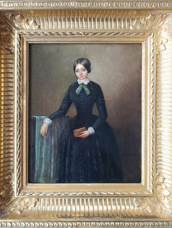 Gustave Courtois huile sur toile 1869 restauration Yveline 78 Région Parisienne Paris Ile de France nettoyage, allègement de vernis, pose d'un nouveau vernis, réparation et retouche des impactes)