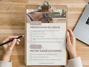 Checklist complète à imprimer pour préparer la vente de votre cheval