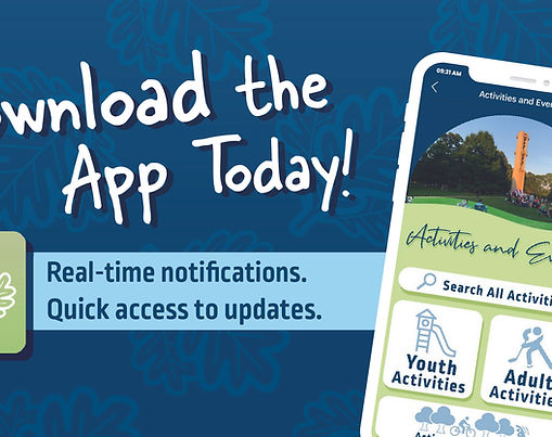 Springfield Park District Mobile App Promotional Banner