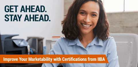 Desconto de 20% em todas certificações em Análise de Negócios do IIBA