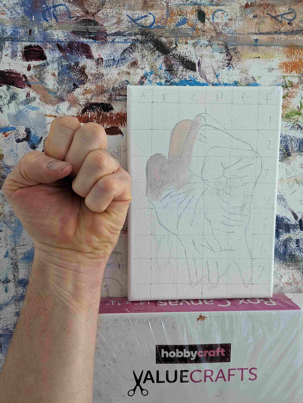Thumbnail: "Chain II" Original Oil on Canvas
