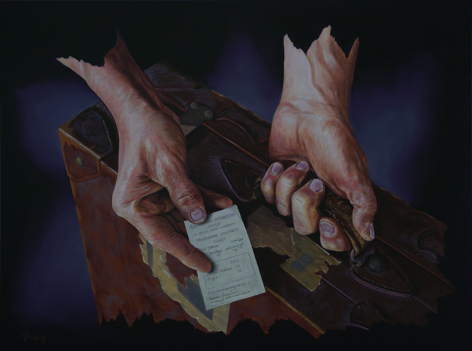 "A New Life" Original Oil on Canvas