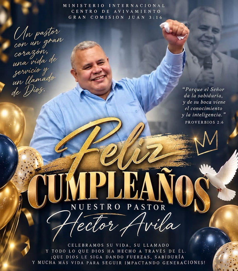 Un momento para celebrar el amor en el servicio.