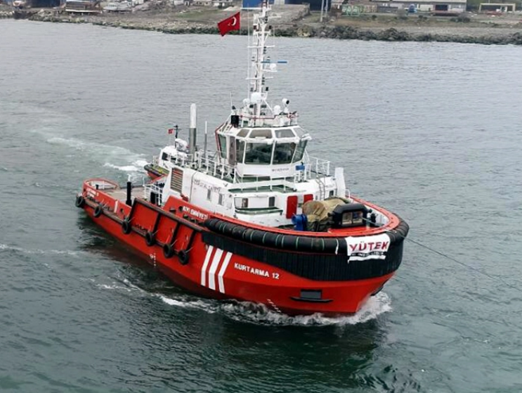 red tugboat