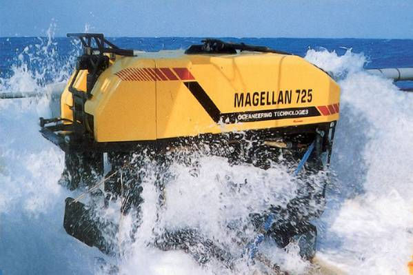 Magellan 725 OSV on the ocean