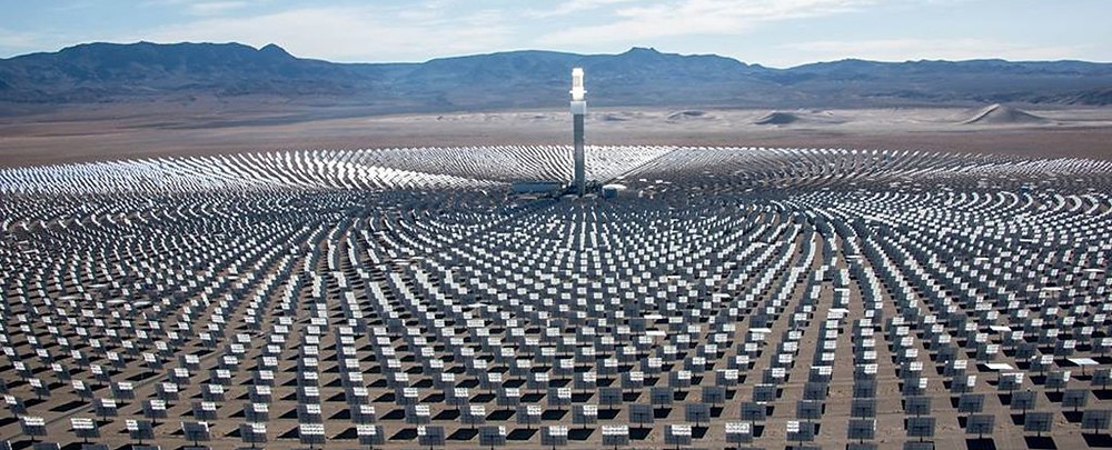 Cresent Dunes thermal solar plant near Las Vegas