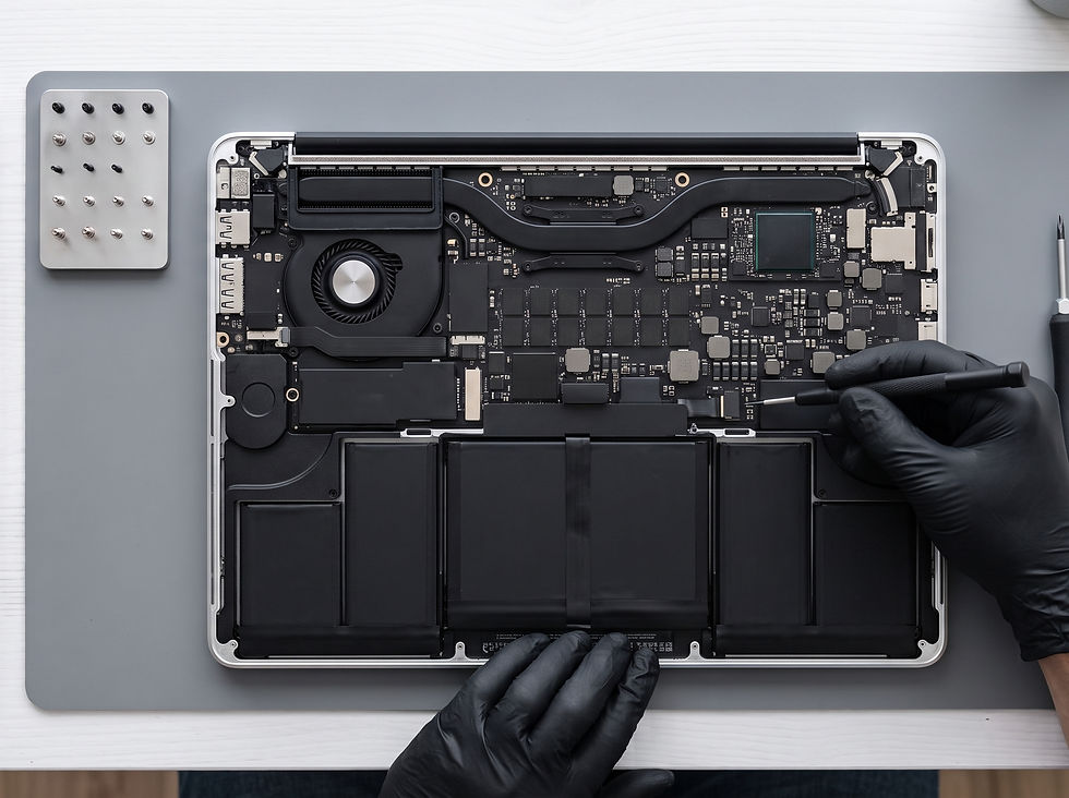 Mantenimiento preventivo de MacBook - limpieza interna