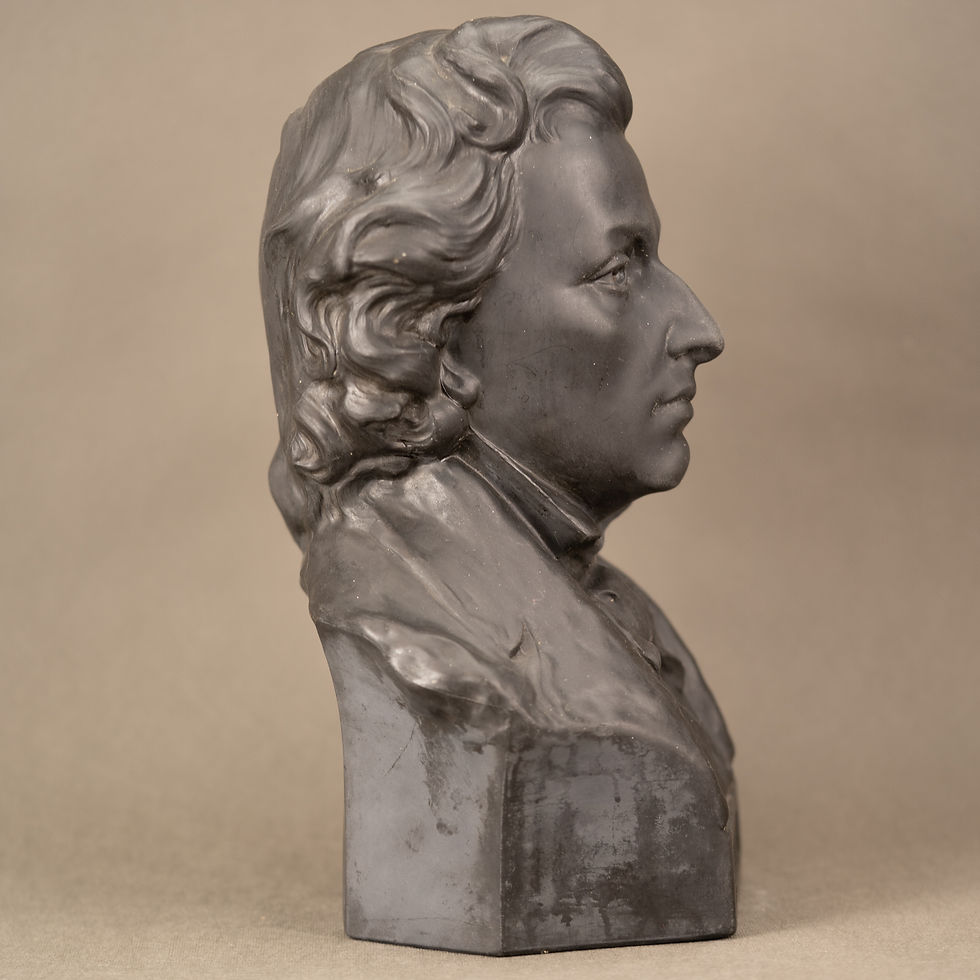 Miniatura: LAVINIT WŁOCŁAWEK POPIERSIE FRYDERYK CHOPIN ANTYK RZADKIE LATA 30 XX w.