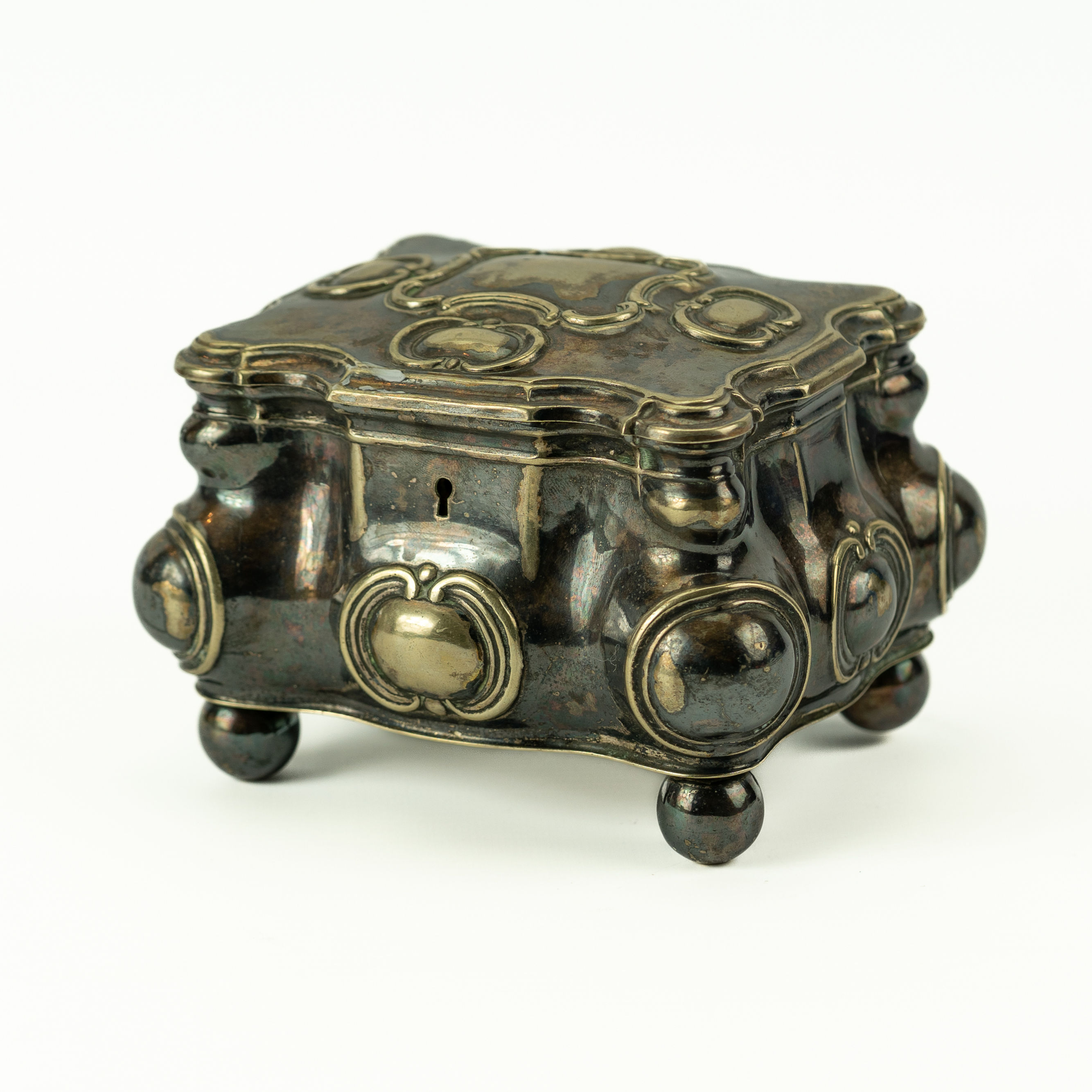 CUKIERNICA SKRZYNKOWA FRAGET POŁ. XIX w. STYL LUDWIK FILIP 1850 PIĘKNY STAN