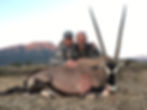 Hunting in africa gemsbuck